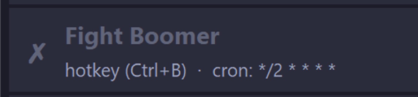 Function enabled